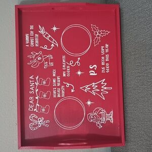 Adorable Treats For Santa Tray